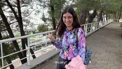Afspelen Street Pick -up: Rough Sex with Teen Cutie, sperma op een bril