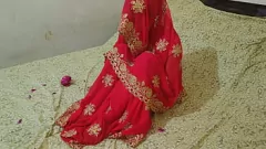 Desi Indian Indian's Second Creampie e boquete conjugal da esposa