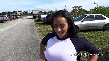 play A mom with big tits does xxx in public with a crazy man after her